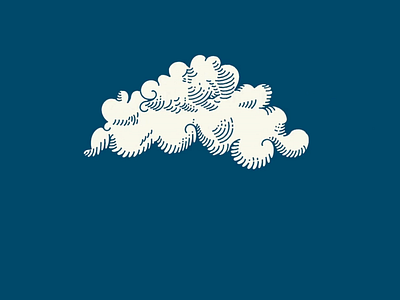 Animated Icon for Bocanada animation art direction blue brand branding cloud design detail gif graphic design identity illustration logo logotype motion graphics vector