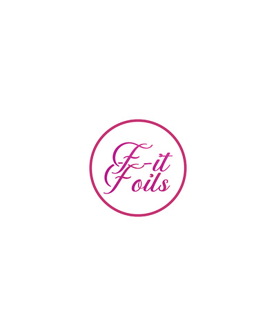 F-IT FOILS design graphic design logo typography vector