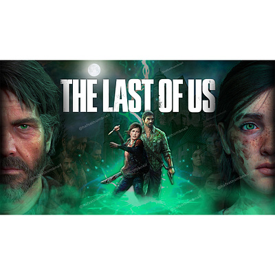 GREEN YOUTUBE THUMBNAIL DESIGN design designer graphic graphics green moon poster smoke the last of us thumbnail youtube