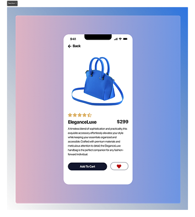 Daily challenge - Product card mobile ui ux