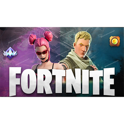 fortnite gaming youtube thumbnail design design fortnite gaming thumbnail youtube