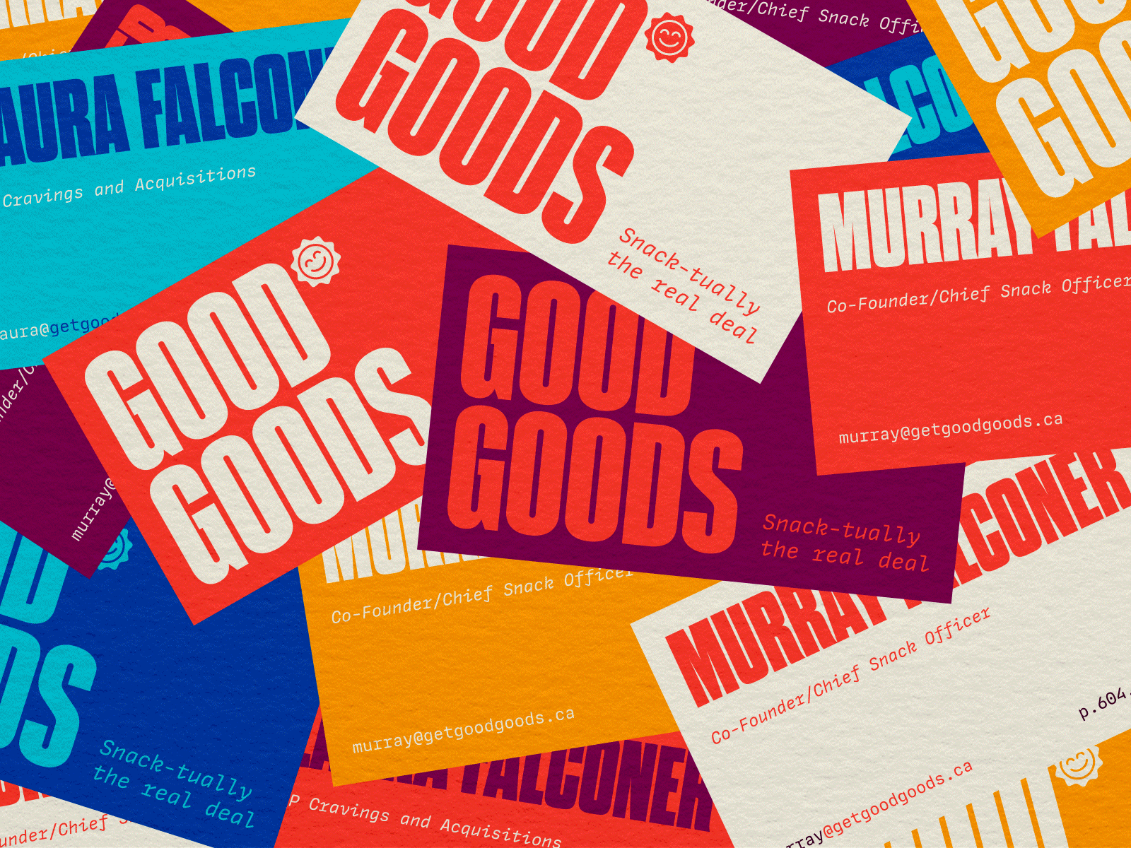 Good Goods Branding branding bright graphic design illustration logo playful poster sun texture vector
