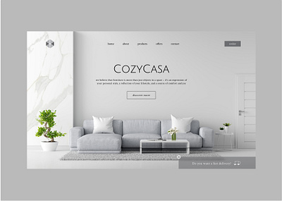 CozyCasa / web design branding css e commerce figma front end development html javascript landing page logo ui ui design user interface ux design web design web development