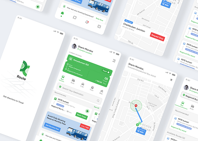 Travel & Booking App app booking branding dashboard design graphic design green illustration list logo map portfolio prod product profile ticket ui travel app ui ux uxdesign