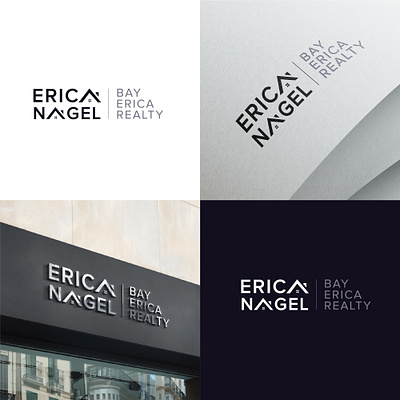 Erica Nagel_Real Estate Agent Logo branding branding design house logo identity logo logo design realestatelogo