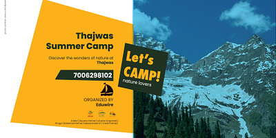 Summer Camp Campaign Creatives app branding design graphic design illustration logo vector