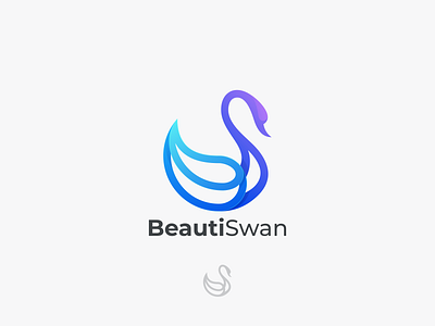 Beauty Swan beauty swan beauty swan coloring branding design graphic design icon illustration logo swan coloring