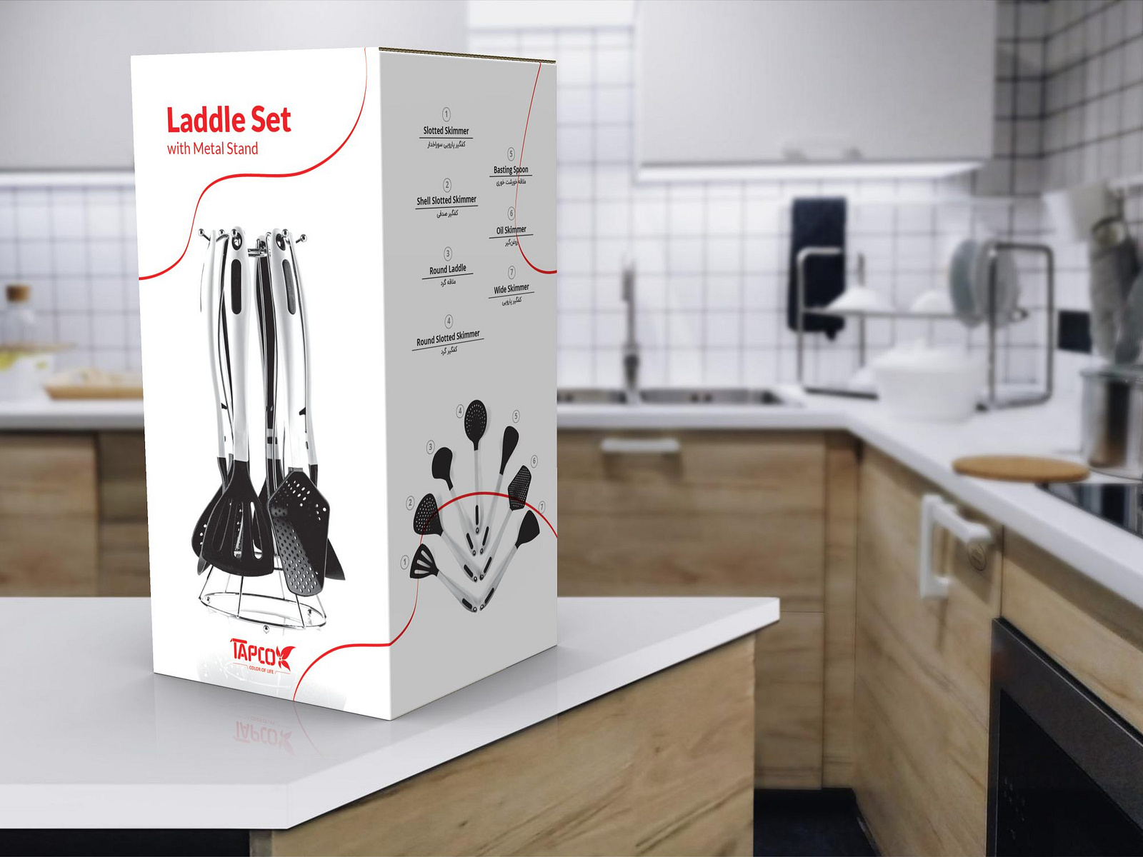 Tapco Kitchen Utensil Packaging Design by Packsho Graphics on Dribbble