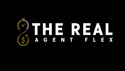 Logo Design Complete for Brand the Real Agent Flex branding design graphic design illustration logo time money logo time money logo vector