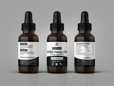 CBD Label Design And Packaging Design bottle design cannabis cannabis design cbd cbd label design cbd oil doper bottle hemp label design oil package design packaging product design product label product packaging