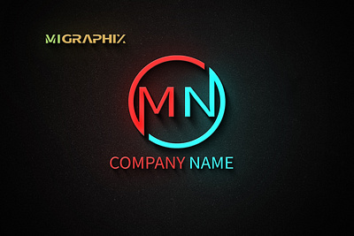 MN Letter Design: Where Elegance Meets Simplicity branding graphic design logo