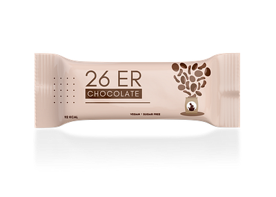 Wrapper Design for Chocolate Brand 26ER branding chocolate packaging design graphic design logo packaging design typography