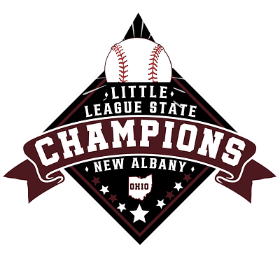 Another T-shirt Design for Little League state Champion baseball t shirt design champions t shirt design design graphic design illustration logo sports t shirts design typography