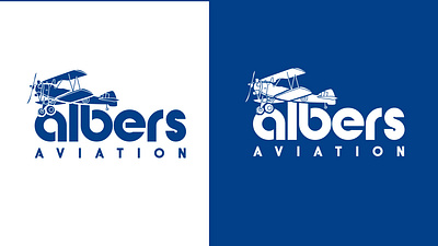 Logo Design for Brand Albers Aviation aviation logo aviation logo design flight logo logo design logo designs