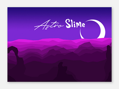 Astro Slime 2d level concept art game art game design