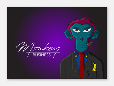 Monkey Business Illustration 2d character character art concept game design