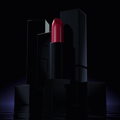 Bullet Lipstick: Product Design 3d blender lipstick product design