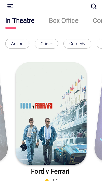 Movies App app development design ui ux