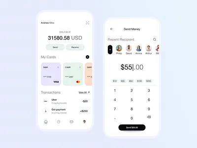 Finance mobile app app app design banking design finance mobile mobile design ui uiux ux