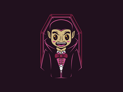 Vampiro Mascote Desenho Logotipo #324095 - TemplateMonster