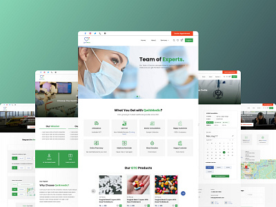 Medical Website Design design ui ux