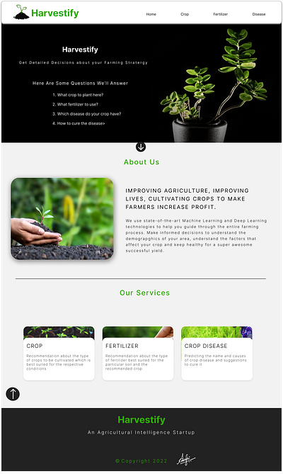 Harvestify Farmer Friendly UI Design animation graphic design logo motion graphics ui