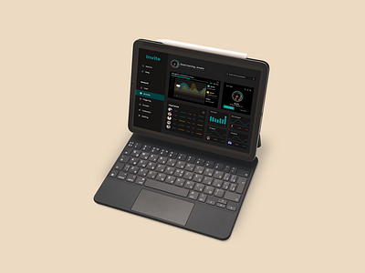 invite dashboard dark mode darkdashboard darkmode dashboard design ui