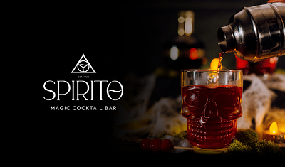 Spirito - Where Spirits and Spells Unite! brand identity branding design graphic design logo visual identity