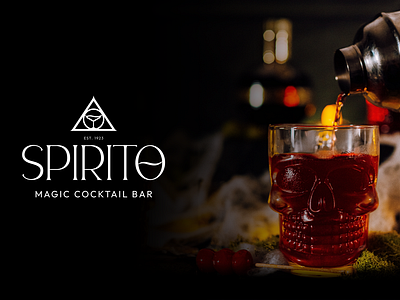 Spirito - Where Spirits and Spells Unite! brand identity branding design graphic design logo visual identity