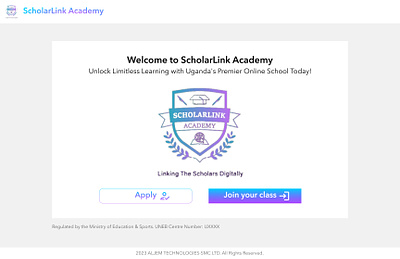 eLearning Landing Page elearning landing page online school web ui web ux