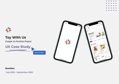 Toy With Us app google product design typography ui ux