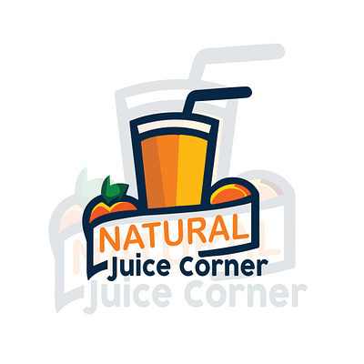 Juice Shop Logo branding design graphic design juice shop logo logo