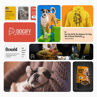 DOGIFY Identity branding concept creative design graphic graphic design illustration logo