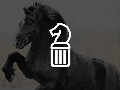 Horse Trash Bin app design graphic design icon illustration logo vector