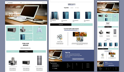 Bespoke Landing Page Design design desktop landing landing page page ui ux website