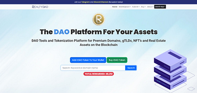 Realtydao Home Page