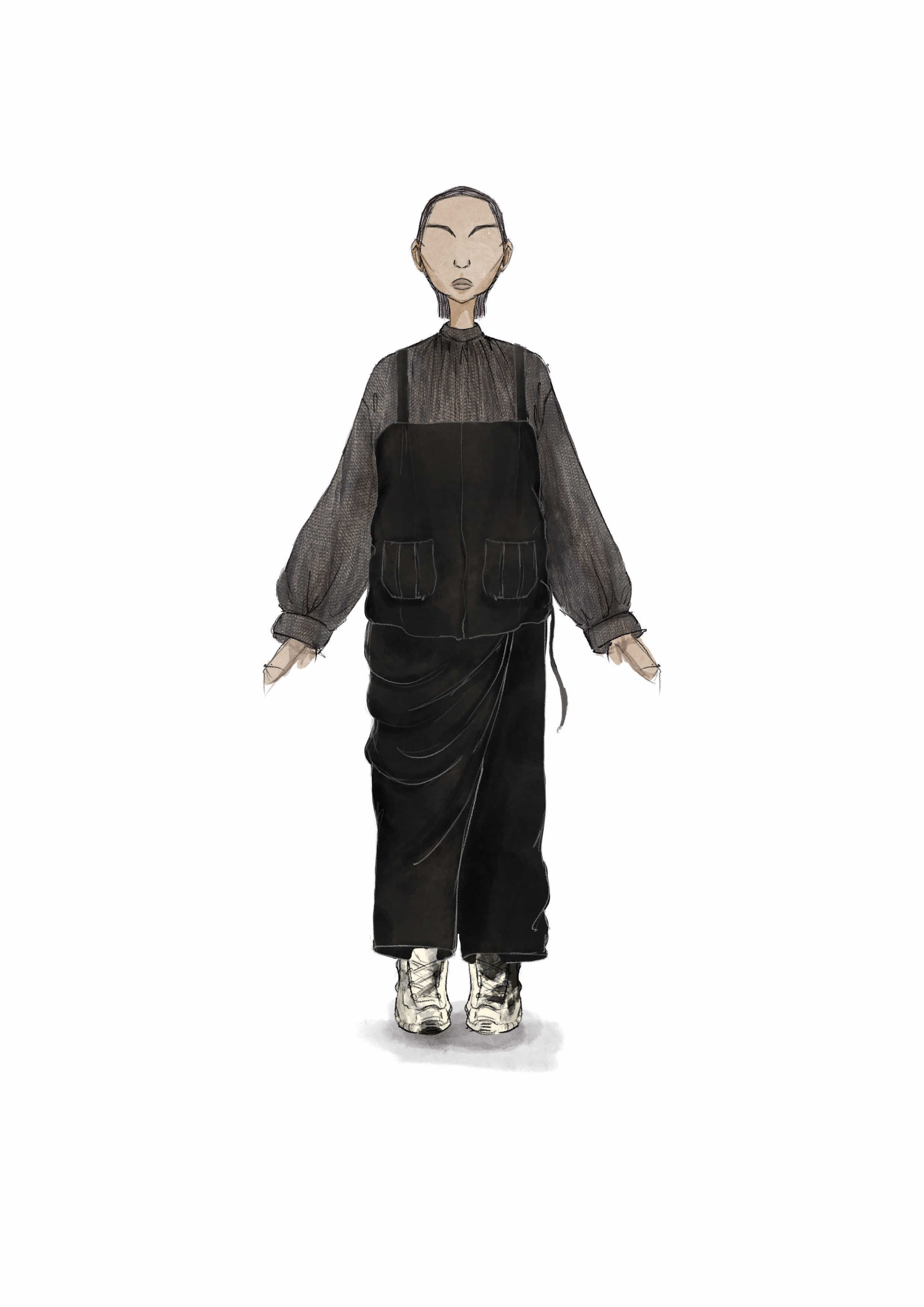 Repurposed collaboration digitalillustration fashion illustration handdrawn illustration procreate sustainble fashion