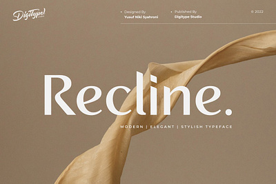 Recline Font modern