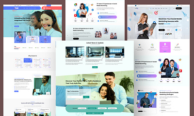 Exploring a Concept for Social Media Web Design digitaldesign onlinepresence socialmediadesign ui uxdesign webdesign