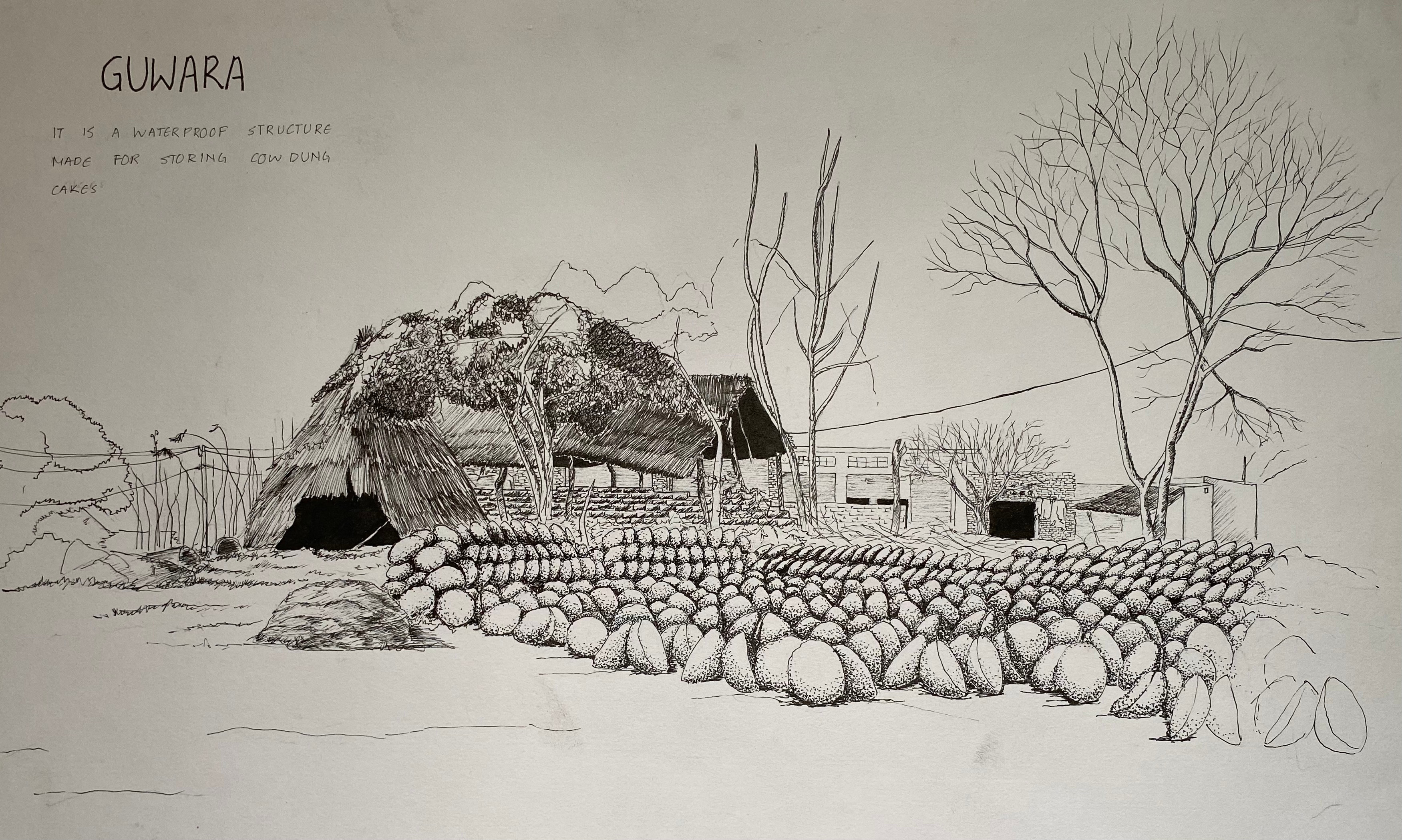 spaces blackandwhite handdrawn illustration ink inkonpaper paper sketchbook