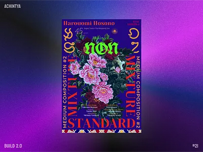 Typography poster - Build 2.0 build challenge design figma poster practice typography