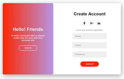 Sign Up Page create account graphic design sign up page ui ux