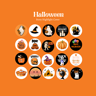 Halloween Instagram Story Highlight Cover cover halloween highlight highlight cover icon ig cover ig highlight instagram spooky story trick or treat