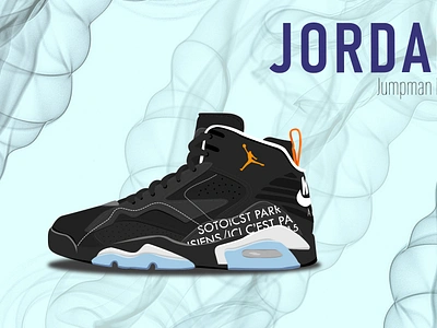 Illustration - JORDAN Jumpman MVP digital art graphic design illustration vector art