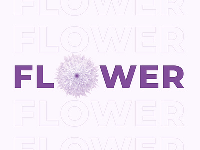Flower illustration adobeillustrator floral flower illustration modern purple royal stroke trending typography