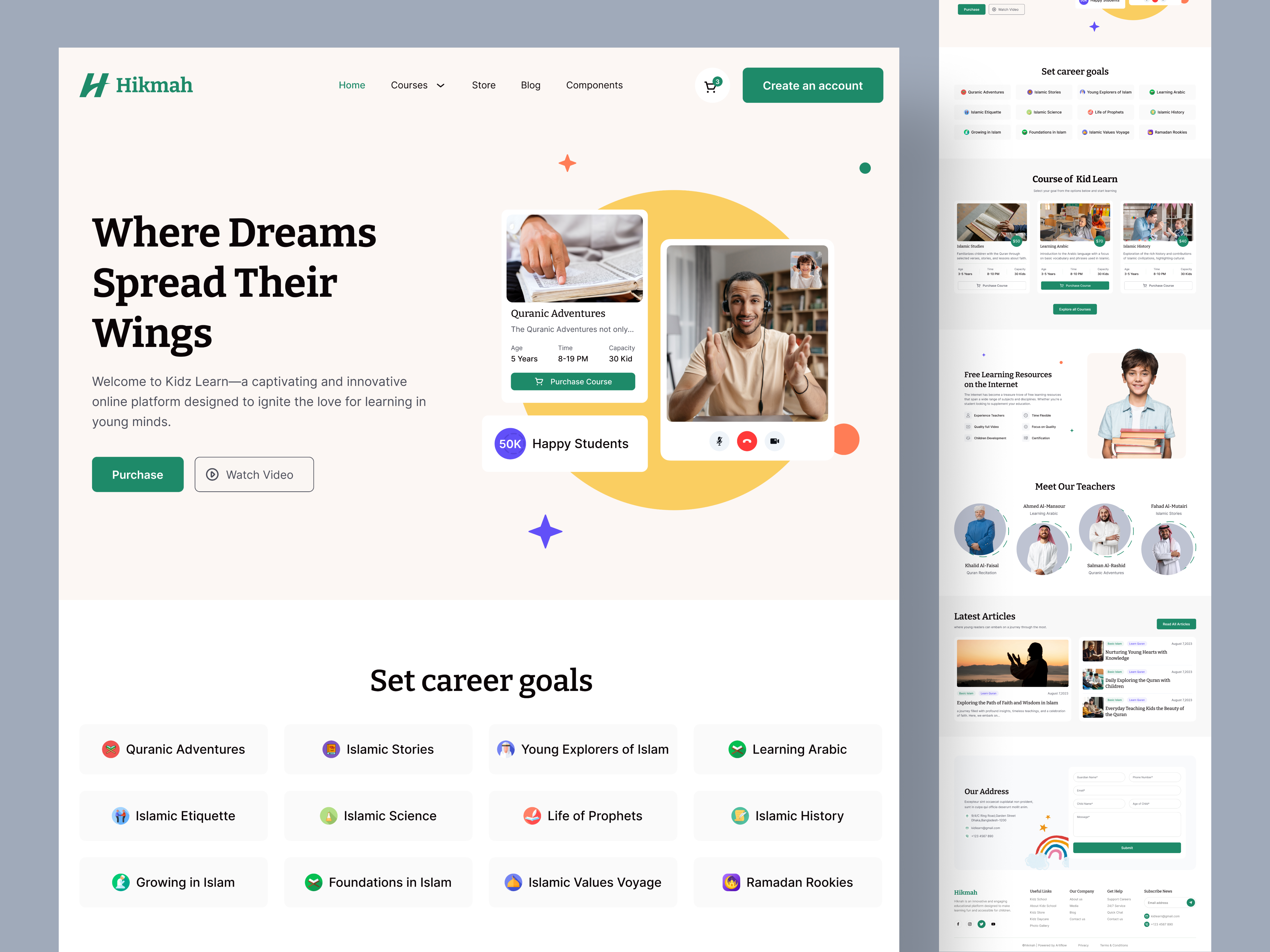 Example of Landing Page Design