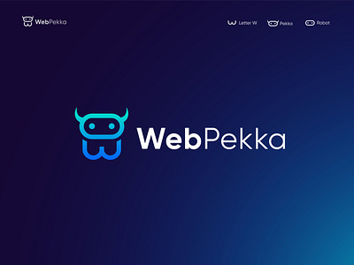 Web Pekka Logo Design ai applogo branding creative logo design designer game logo graphic design illustration letter w logo logo daily logo design logodesign logoinspire logos modern logo pekka ui web logo