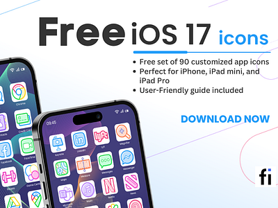 Free iOS 17 icons branding design graphic design icons illustration ui vector