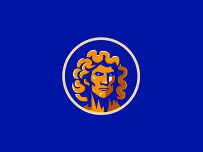 Greek God🔱 branding god graphic design greek hero identity logo mythology sculpted