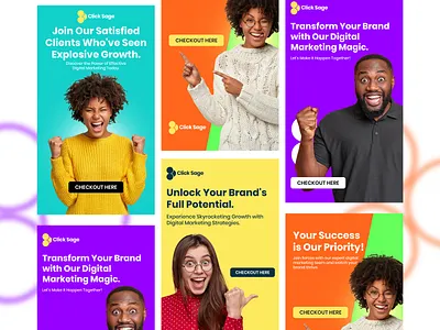 Display Ads & Stories design | Digital Marketing Agency ad design banner ads colorful digital marketing display ads graphic design instagram ads instagram stories social media ads social media design social media post